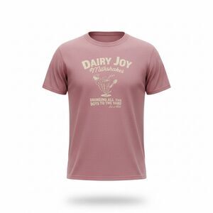 Dairy Joy Milkshakes Bringing All The Boys To The Yard Since 1958 T-Shirt. Pink.